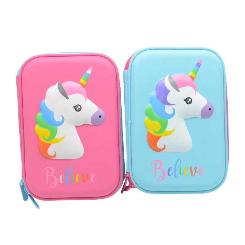 

unicorn pencil case Kawai pencilcase Cartoon trousse scolaire stylo estuche escolar estojos de escola school supplies