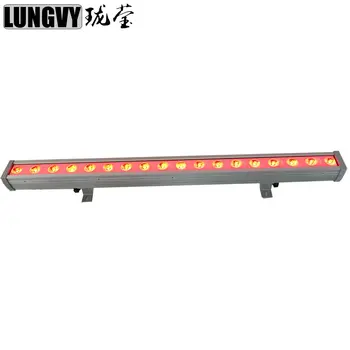 

Free Shipping 18x4W RGBW 4in1 Outdoor LED Wall Washer DMX512 4/8CH Light For Stage Dj Lighting IP65