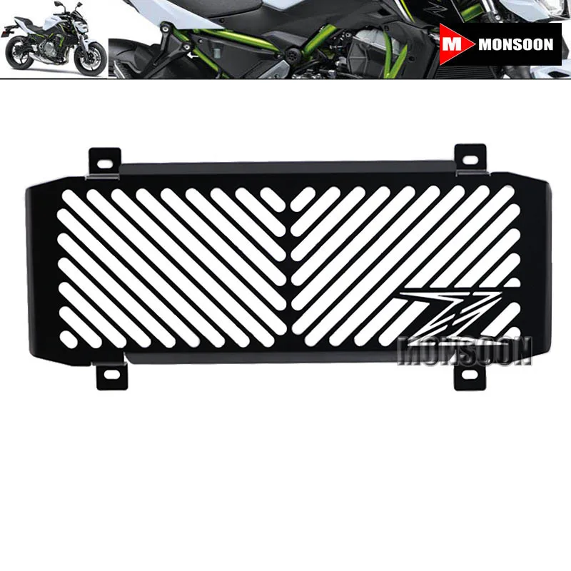 

For KAWASAKI Z650 Z 650 2016-2017 Motorcycle Accessories Radiator Grille Guard Cover Protector Black
