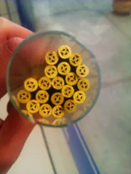 

Brass multi tube length of 400mm ,multi-channel tube ,multi hole brass tube ,multi electrode tube for EDM drilling machine