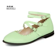 Девушка Балетные костюмы Модная обувь на плоской подошве Обувь мягкая удобная обувь женская обувь, Лоферы Высокое качество, Большие размеры 34-48