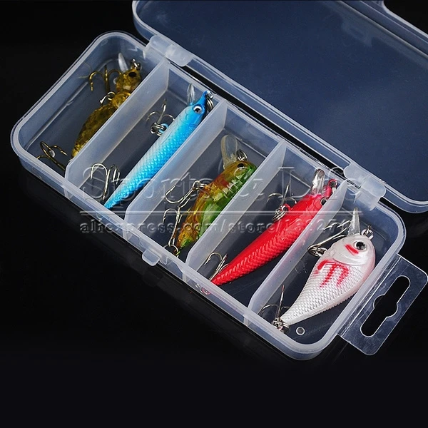 13cm*6cm*2.5cm,Fishing Lure Accessories Box Surf Casting Tackle Box