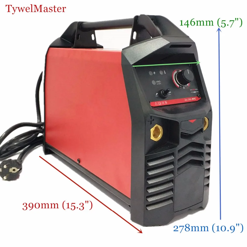 200A дуговой сварочный аппарат 110 V 220 V Горячий старт антипригарная дуговая сила CE VRD Лифт TIG MMA Стик инвертор PFC 200A сварочный аппарат
