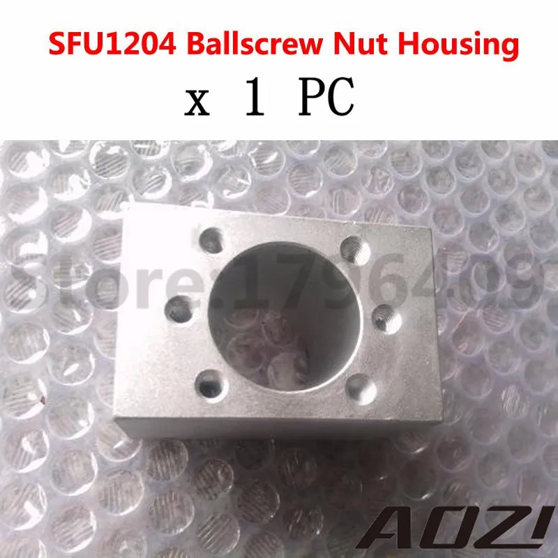 

1pc High Quality SFU1204 Ballscrew Nut Housing Aluminium Material Mounting Bracket For Ball Screw 1204 CNC Parts