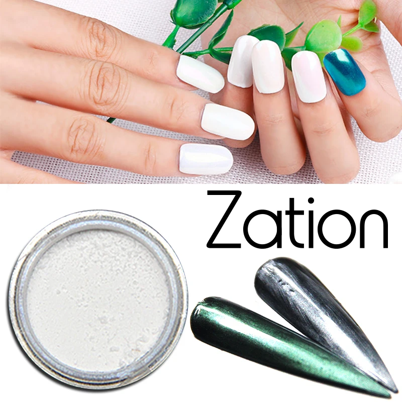 Zation 1g 6 Colors Nail Art Shining Rubbing Nails Holographic Glitter Powder Decoration Manicure | Красота и здоровье