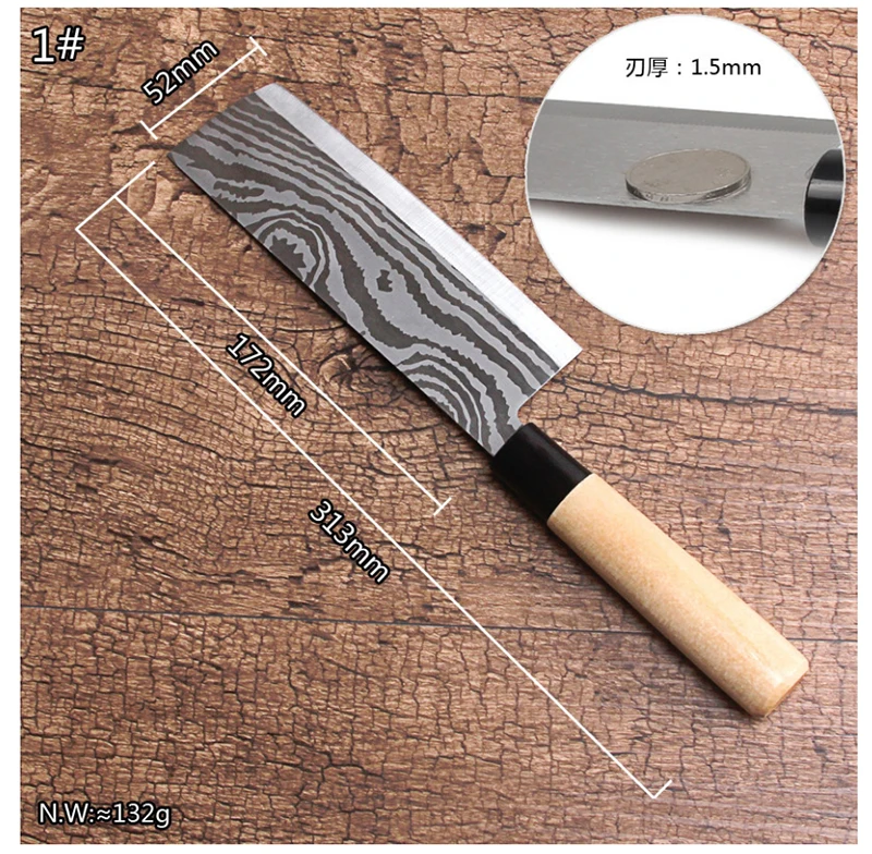 RSCHEF японские острые ножи из нержавеющей стали, кухонные ножи, рекламные подарки