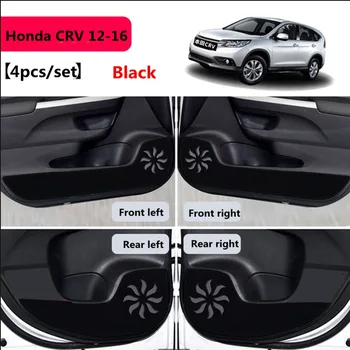 

TAIJS anti kick car door mat for HONDA CRV 2012-2016 4pcs/set Auto door Dust Protective cover for HONDA CRV