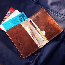 LANSPACE мужской кожаный держатель для карт брендовый маленький чехол для кредитных карт модные держатели для карт