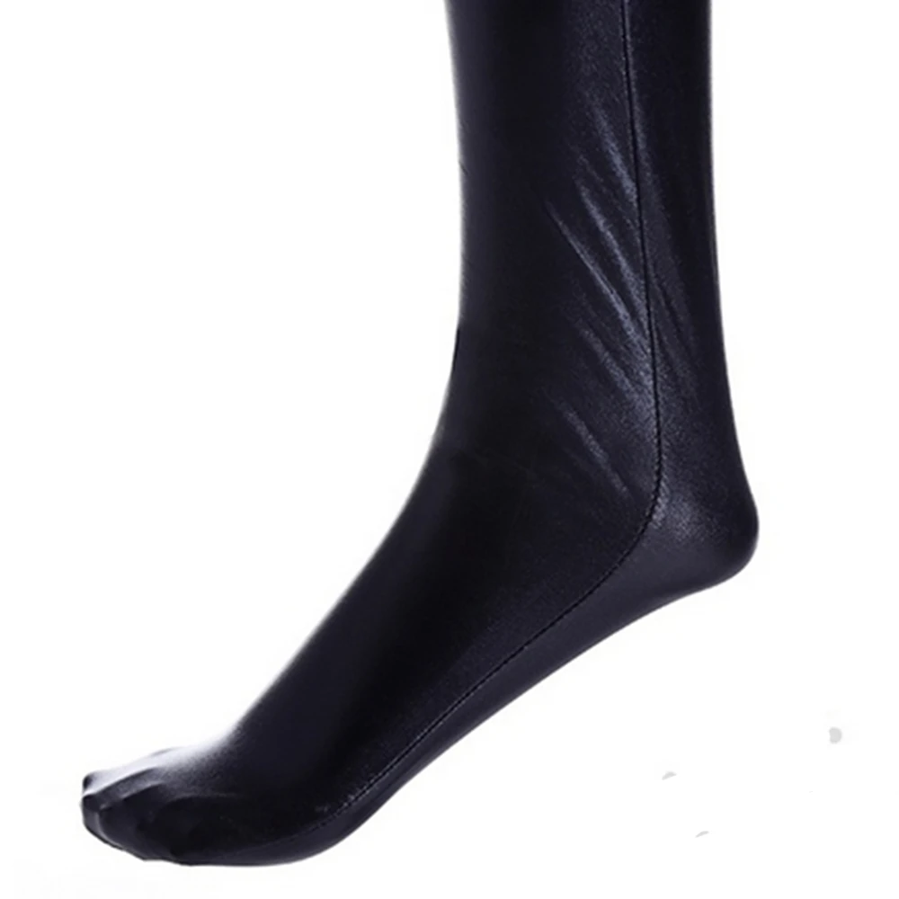 Стильный Для женщин пикантная обувь со шнуровкой из искусственной кожи Летние Сапоги выше колена, без шнуровки, сапоги до бедра-Чулки