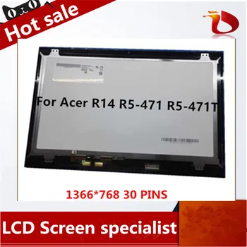 

New original For Acer Aspire R14 R5-471 R5-471T LCD Assembly Laptop Screen with Touch Digitizer screen Touch Panel LP140wf6