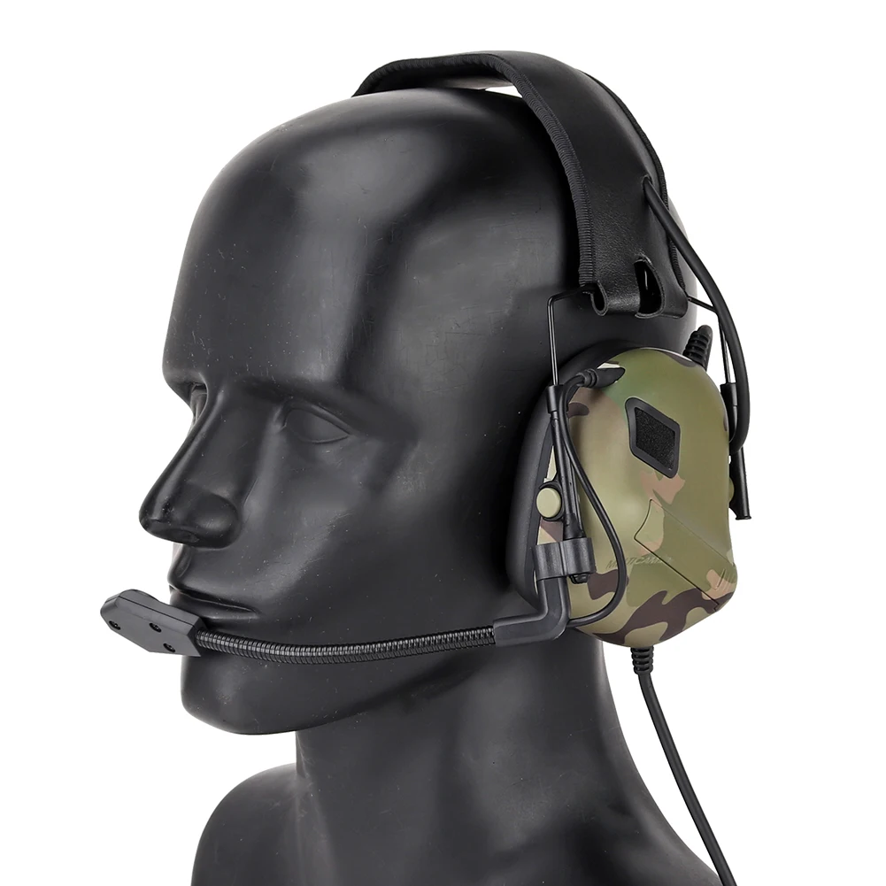 

Outdoor Anti-noise Tactical Headset Military Shooting Earmuff Noise Reduction Comtac Aviation Headphone Camouflage