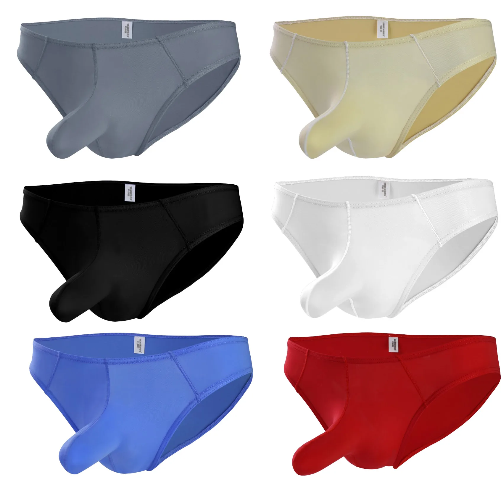 Men's Underwear Low waisted Ultra thin Ice Silk Translucent Elephant