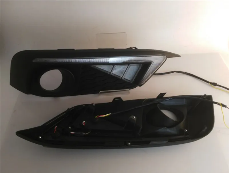 Автомобильный светодиодный дневные ходовые огни для Honda Civic 2016 2017 2018 DRL 10th|Фара