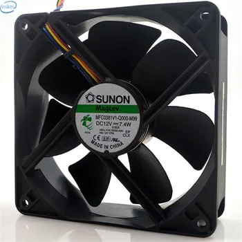

Original MFC0381V1-Q000-M99 Double Ball Bearing Cooling Axial Fan DC 12V 7.4W 0.62A 12038 120*120*38mm 3000RPM 4 Wires
