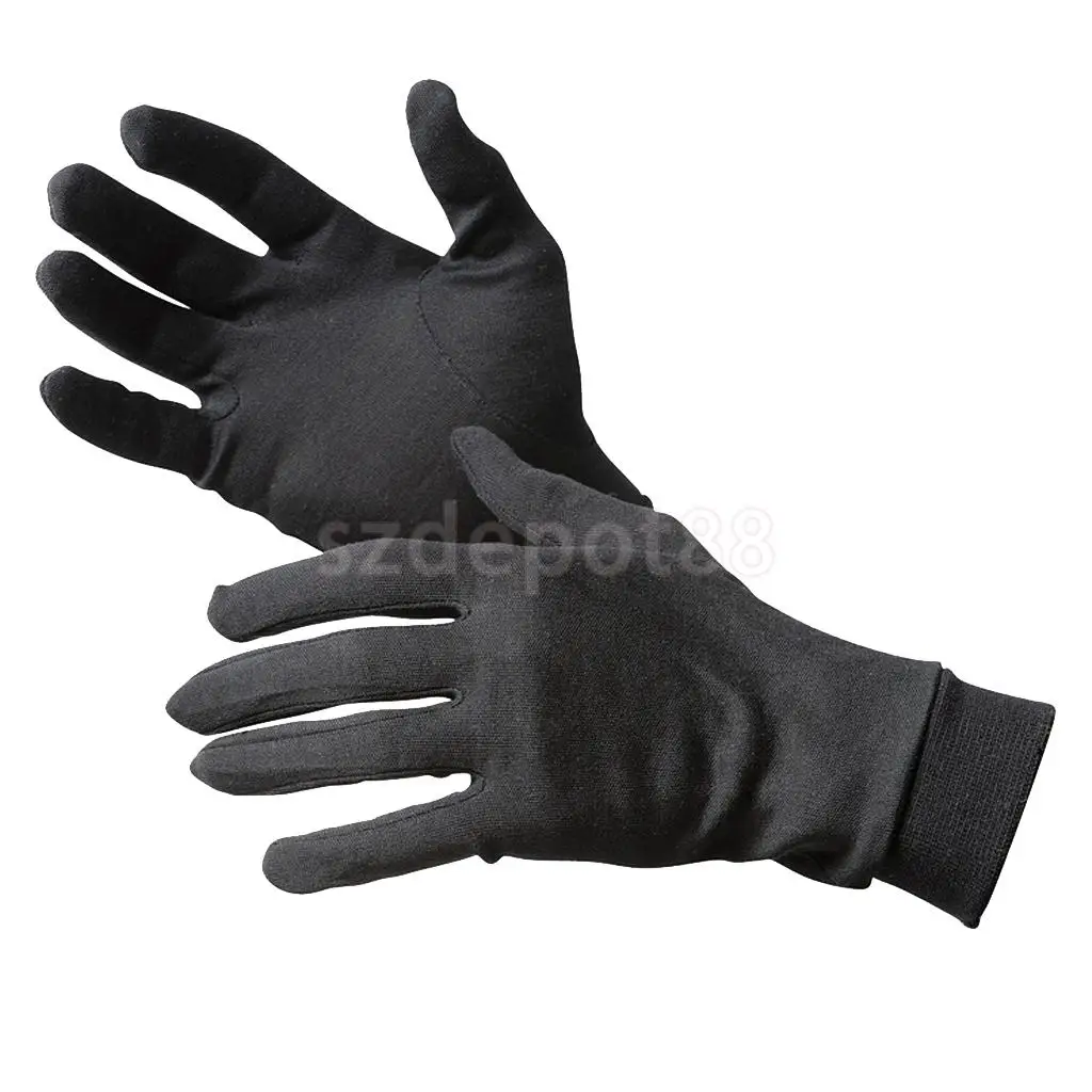 جديد 2015 1 زوج الأسود الحرير الخالص بطانة الداخلية قفازات تزلج تحت قفاز دراجة نارية التزلج الدراجات-متوسطة هدية الكريسماس جديد 2015 1 زوج الأسود الحرير الخالص بطانة الداخلية قفازات تزلج تحت قفاز دراجة نارية التزلج الدراجات-متوسطة هدية الكريسماس