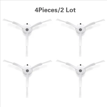 

For Xiaomi for Roborock S50 S51 vacuum 1 & 2 robot vacuum cleaner 4 pieces / batch side brush spare parts kit no hepa filter