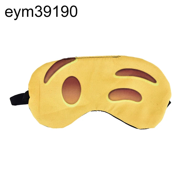 1pcs Lovely Emoji Nap Eye Care Shade Blindfold Sleep Mask Cartoon 3D