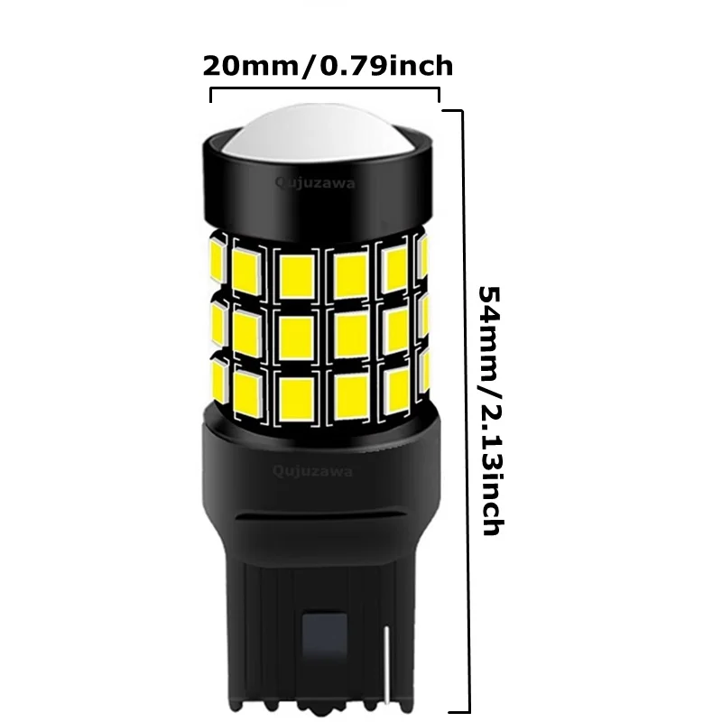 2 шт. автомобильные светодиодсветодиодный лампы T20 7440 W21W WY21W|Сигнальная лампа| |