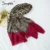 Simplee Leopard lace splice square winter women scarf Luxury brand scarves female 2018 Fashion chic vintage clothing accessories