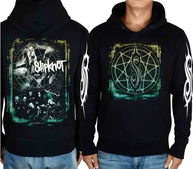 

7 kinds slipknot Rock pollover Hoodies Rocker shell jacket Punk heavy Metal Cotton soft warm Sweatshirt Black fleece sudadera