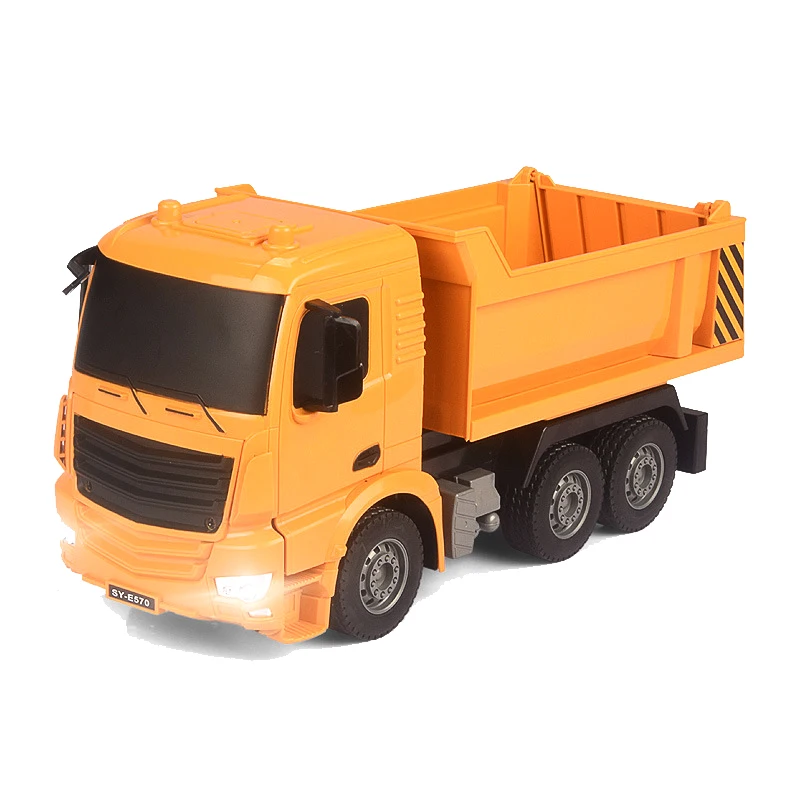 2.4G Interesting simulation RC Engineering truck Super power RC Dump truck model Children's toys Boys Birthday Xmas gifts