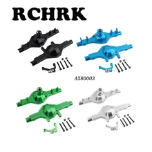 Радиоуправляемая машина AX80003 модель алюминиевый сплав 1/10 SCX10 сплошная ось Набор только оболочка для гонки по оси SCX10 AX80003 металл