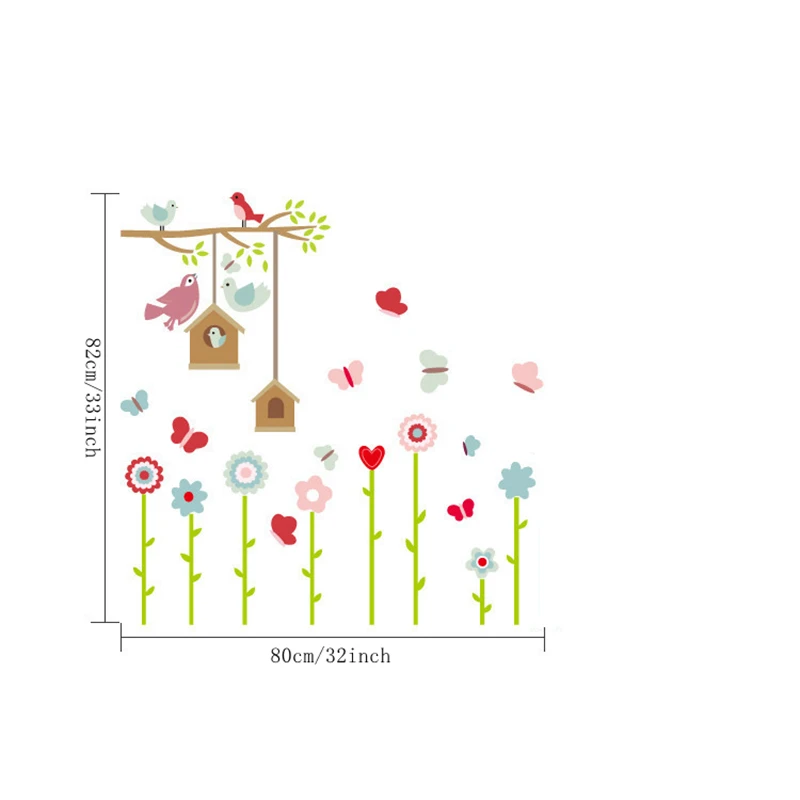 Zs наклейка Цветы Наклейка на стену s детская комната Домашний Декор Цветы виниловая Детская комната Наклейка в детскую комнату декор для детской комнаты