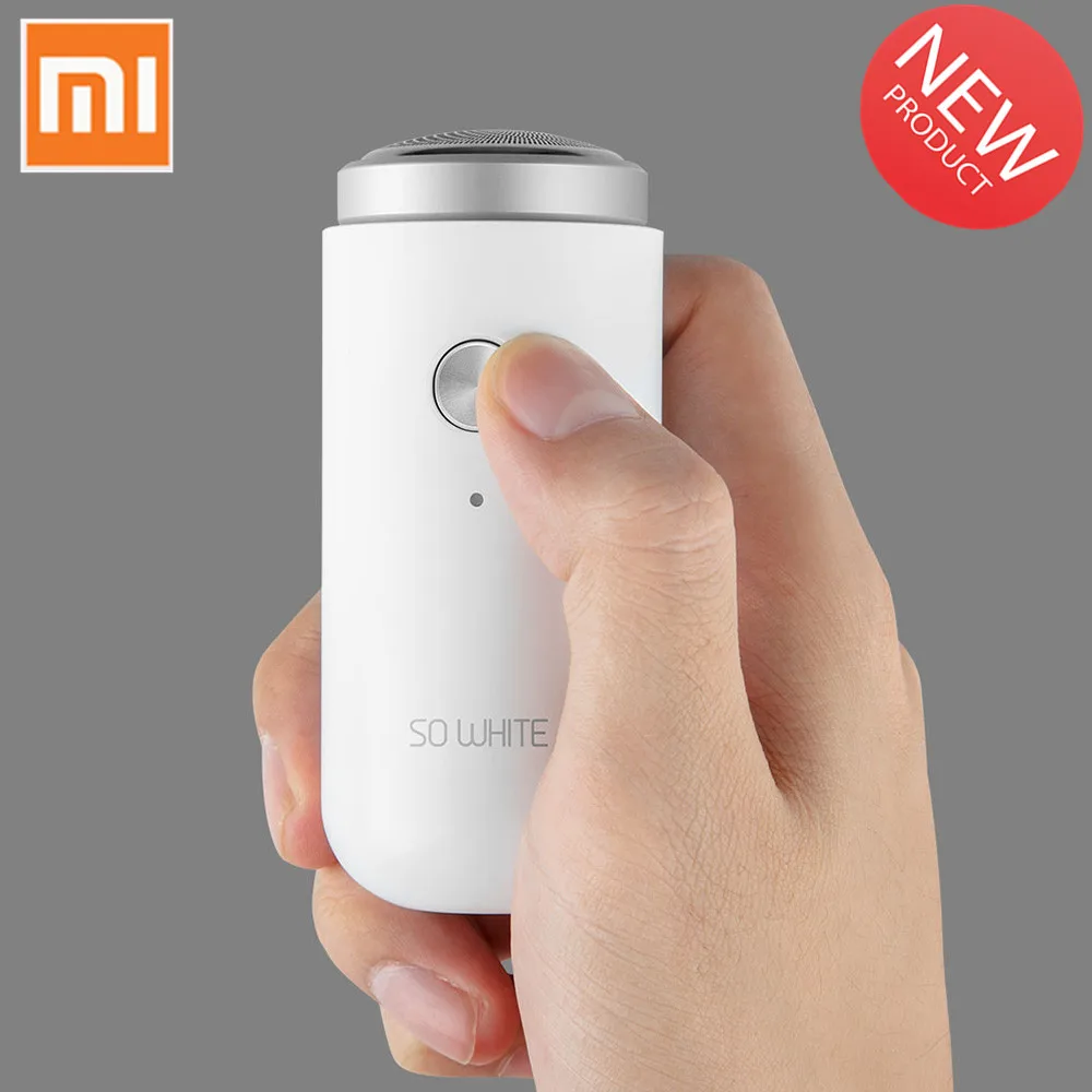 

XIAOMI WHITE ED1 Electric Shaver Smart Control USB Charging Electric Razor Shaver Blocking Protection IPX7 Waterproof for Men