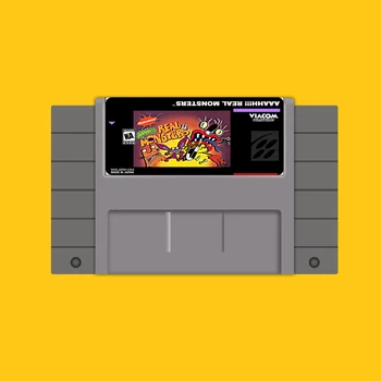 

Ahhh realmonsters 46 Pin 16 Bit Grey Game Card For USA NTSC Game Player