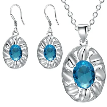 

earrings necklace 925 jewelry gem Necklace Earrings katami jewelry wholesale trade for women sterling--jewelry set