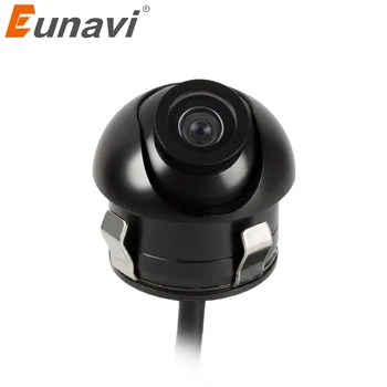 

2018 New Arrival Eunavi Universal CCD Hd Night For Vision Car Rear View 360 Degree Rotation Reverse Backup Camera Wide angle