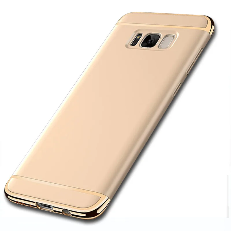YueTuo Роскошный чехол 3 в 1 для Samsung Galaxy S8 plus S 8 S8plus Оригинальный ультратонкий матовый