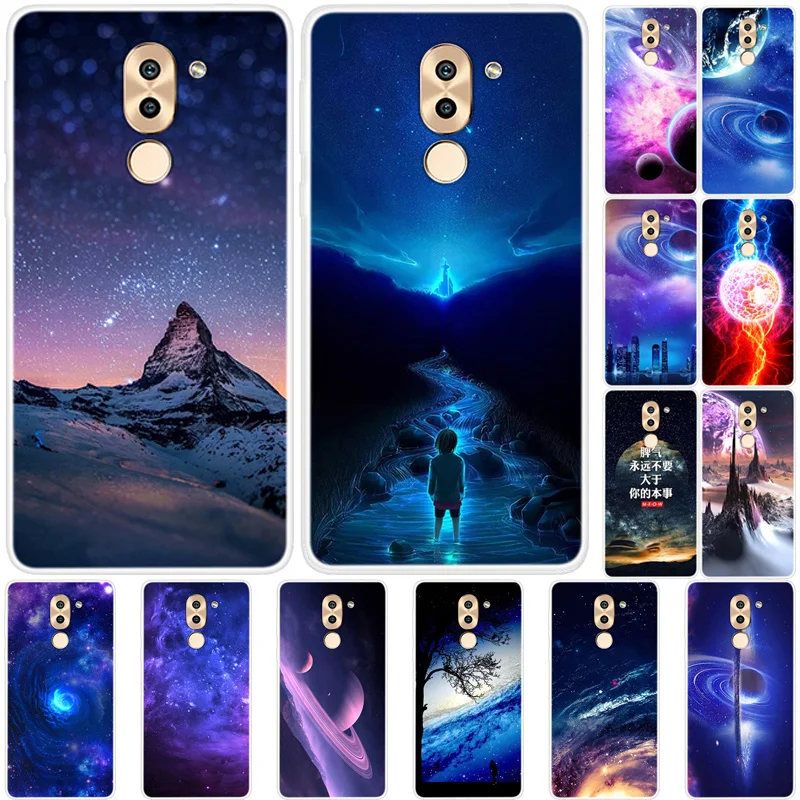 Чехол для Huawei GR5 2017 Мягкий ТПУ силиконовый чехол накладка милый мультяшный с