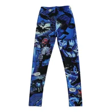 Эластичные повседневные штаны с 3D Цифровым принтом, непрозрачные женские Леггинсы 7 размеров, одежда для фитнеса