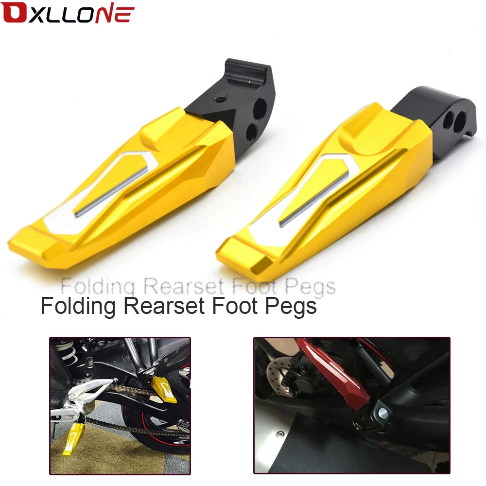 FOR yamaha MT-01 MT-07 MT-09 Tmax500 TMAX530 YZF-R3 YZF-R25 R300 R250 R1 R6 Motorcycle Folding Foot Pegs Rests Footrests | Автомобили и