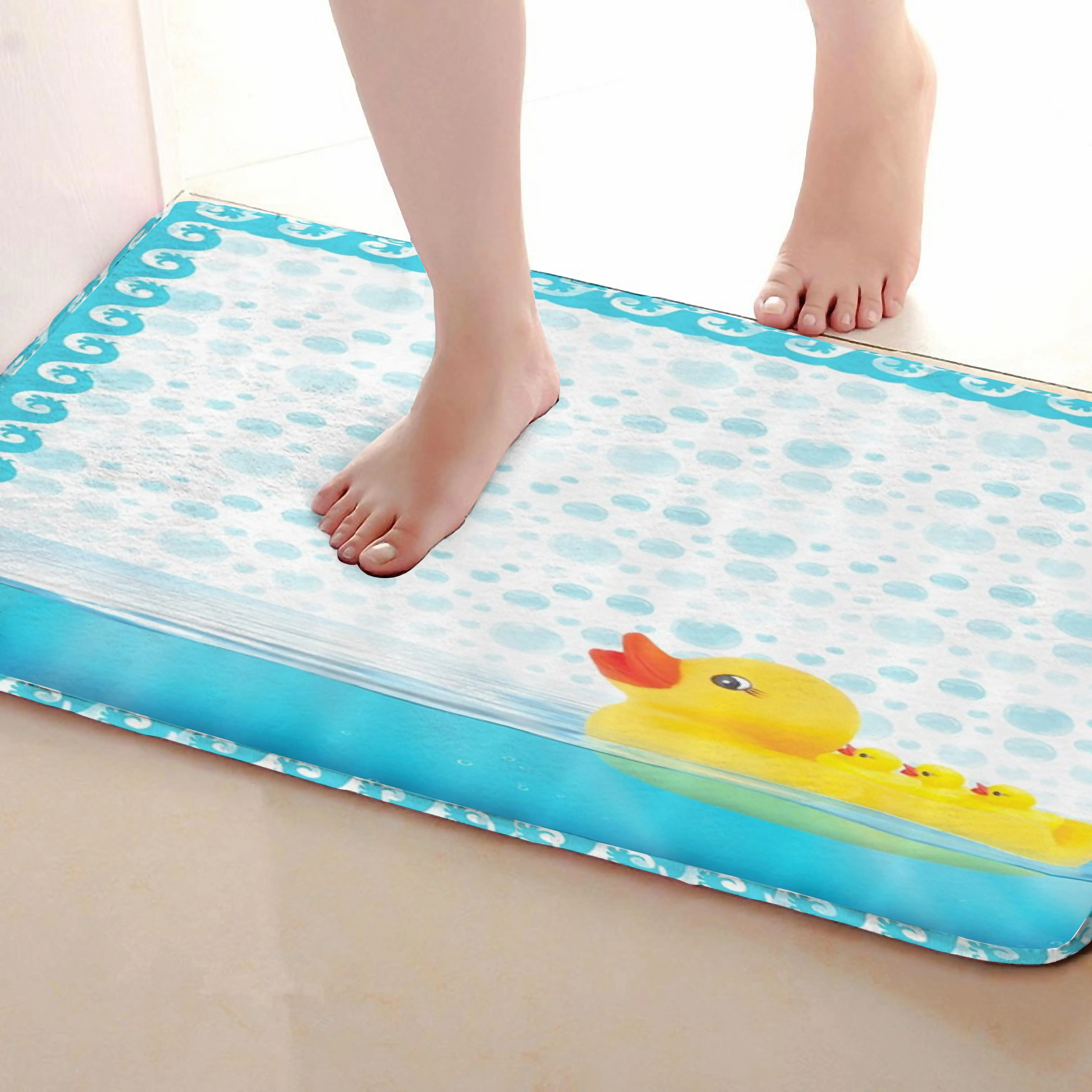 Утка стиль Коврики для улицы, смешной Противоскользящий коврик для ванной, дверные коврики, дверные коврики под входную дверь