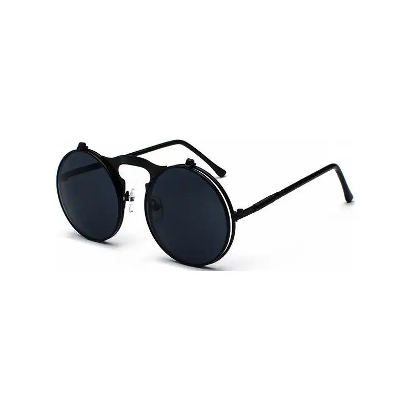 Boolavard Retro Vintage Color Unisex Punk Geek Classic Estilo N/úmero Cero Boracer Lente Gafas de sol Gafas de sol