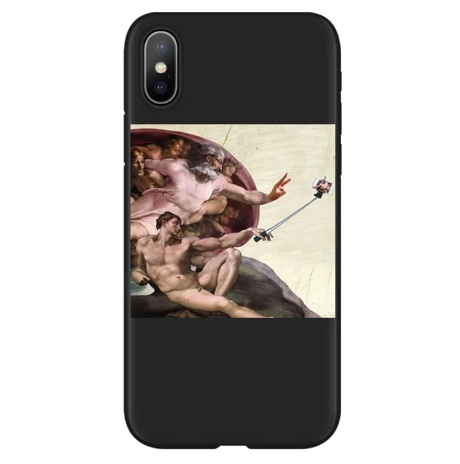 Забавные чехлы для iPhone XS XR MAX Van gogh Starry мягкие X 5 5S SE 6 6S Plus 7 8 Plus|Бамперы| |