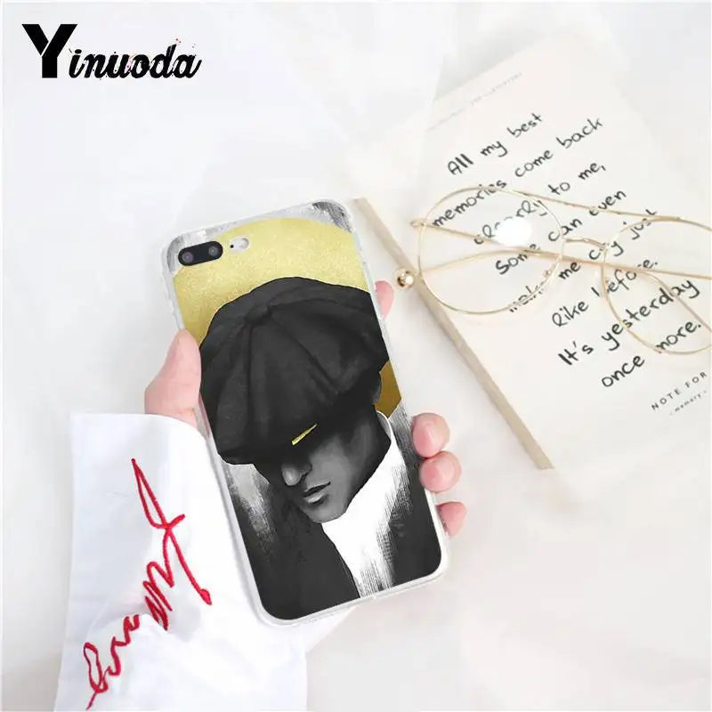 Yinuoda острые козырьки Coque PEAKY blinds шаблон мягкий чехол для телефона для iPhone 8 7 6 6S Plus X XS MAX 5 5S SE XR 11 11pro 11promax - Цвет: A10