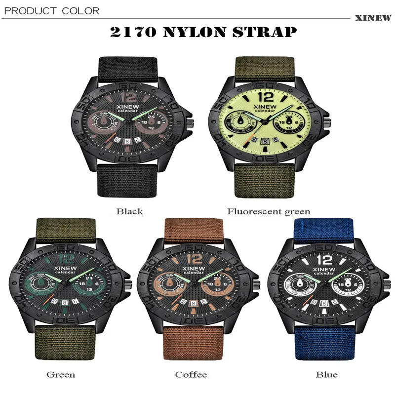 Fashion mens watches top brand luxury quartz-watch Analog Sport Stainless Steel Case Wrist Watch Clock relogio masculino 3M24 (4)