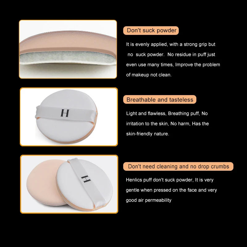 FRANCE HENLICS Multi-Effect Metal Air Cushion BC Cream Moisturizer Concealer Magic Flawless Natural Whitening Cream (17)