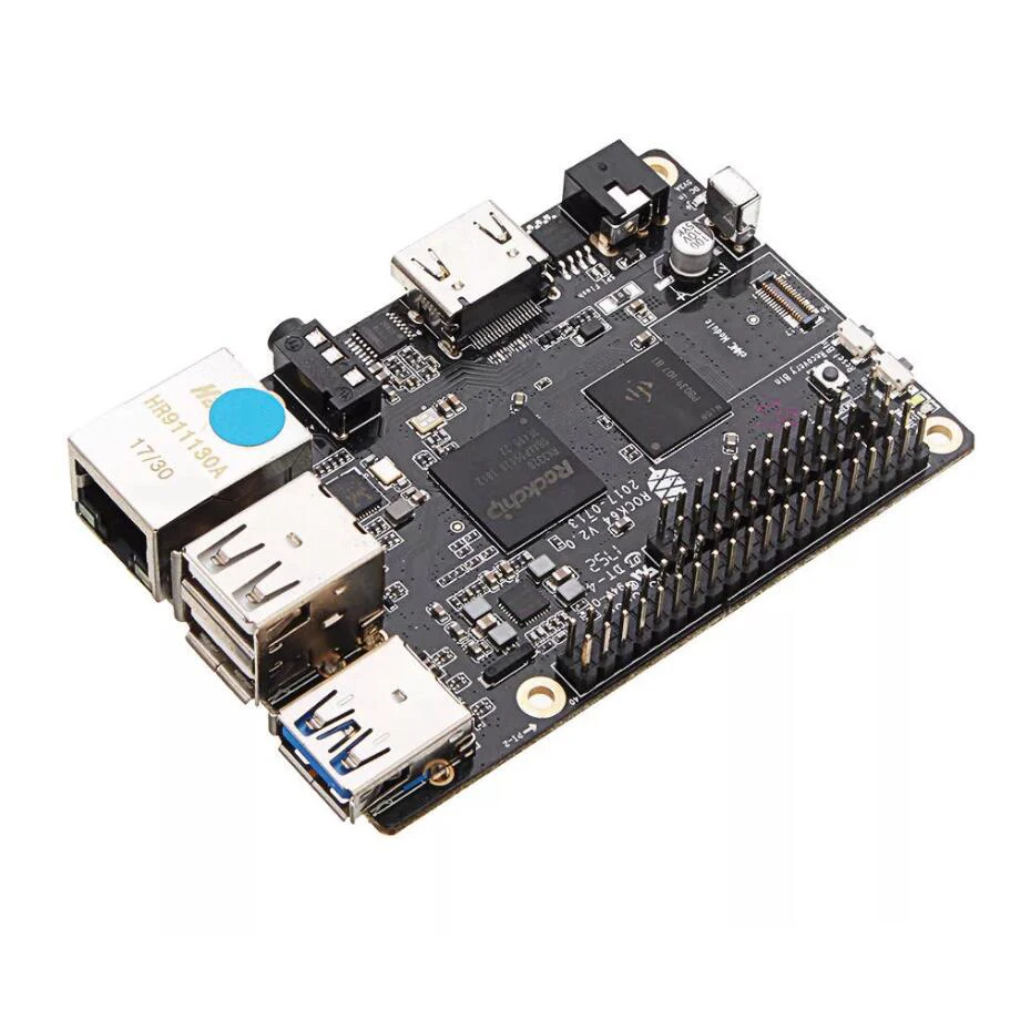 

ShenzhenMaker Store Rock64 Media Board Computer 1 2 4 GB Multimedia Development Motherboard