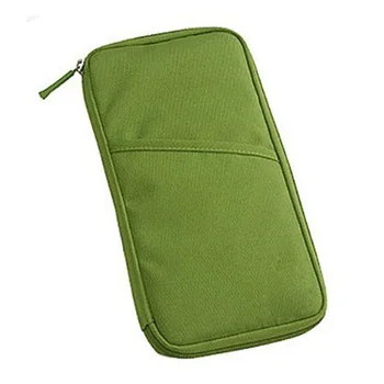 

Unisex Travel Pas Credit ID Card Cash Wallet Purse Holder Document Bag Handbag Zipper Makeup Organizer