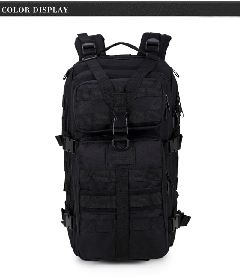 600D Waterproof Military Tactical Assault Molle Pack 35L Sling Backpack Army Rucksack Bag for Outdoor Hiking Camping Hunting (7)