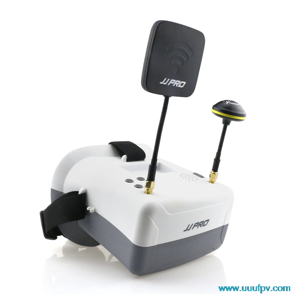 

New Arrival JJPRO-F02 Duo Antennas 4.3 Inch 5.8G 40CH Raceband FPV Goggles Auto Searching For FPV Multicopter