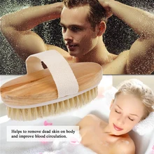 Антицеллюлитная Чистящая Щетка массажная для удаления омертвевшей кожи кровообращение массажер для похудения тела с длинной ручкой и обручем