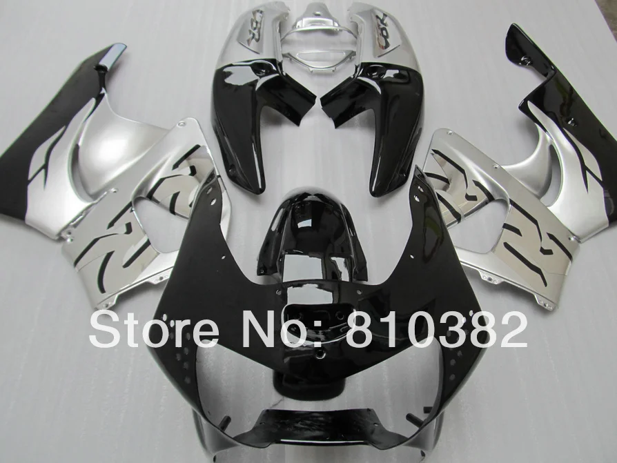 

HOT Sale!! Motorcycle Fairing kit for HONDA CBR900RR 98 99 CBR900 919 CBR900RR 1998 1999 Silver gloss black Fairings set HF29