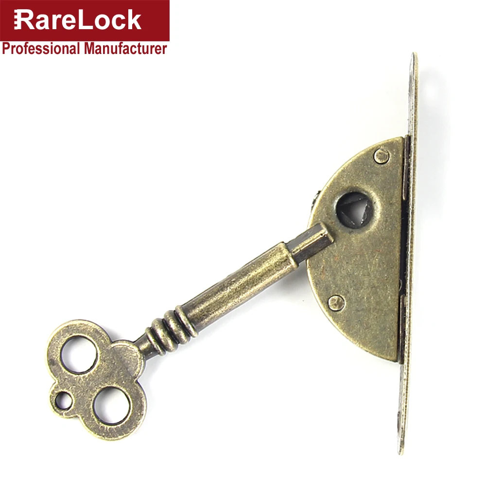 Rarelock античный замок для шкафа для ювелирной коробки деревянный туалетный Чехол для мужчин чехол для книги ящик Подарочная коробка для хранения MMS524 ii