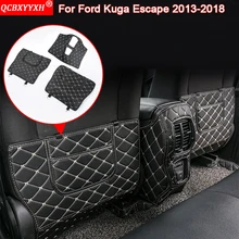 QCBXYYXH стайлинга автомобилей Авто Интерьер протектор боковой кромки защиты площадки Стикеры анти-kick коврики для Ford Kuga Побег 2013