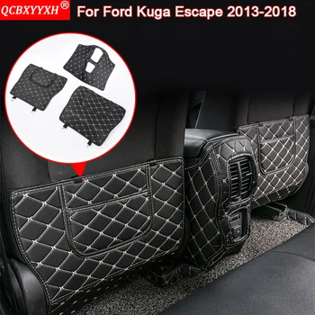 

QCBXYYXH Car Styling Auto Interior Seat Protector Side Edge Protection Pad Sticker Anti-kick Mats For Ford Kuga Escape 2013-2018